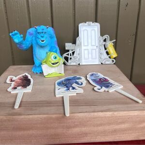 Disney Pixar 2001 Monsters Inc. Deco Pac Cake Topper Set